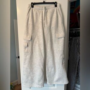 Women's Gray Cargo Joggers